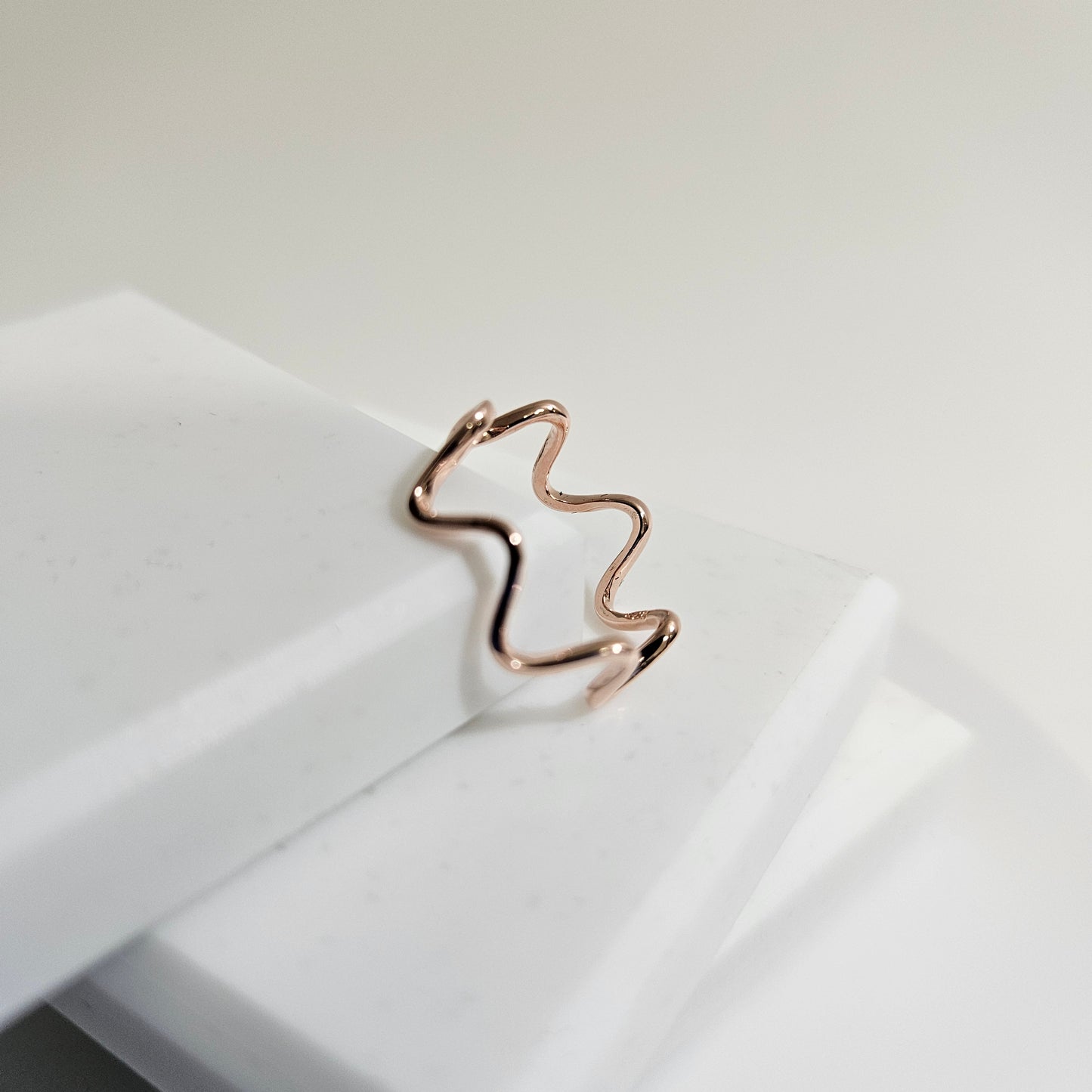 Sterling silver Wavy ring