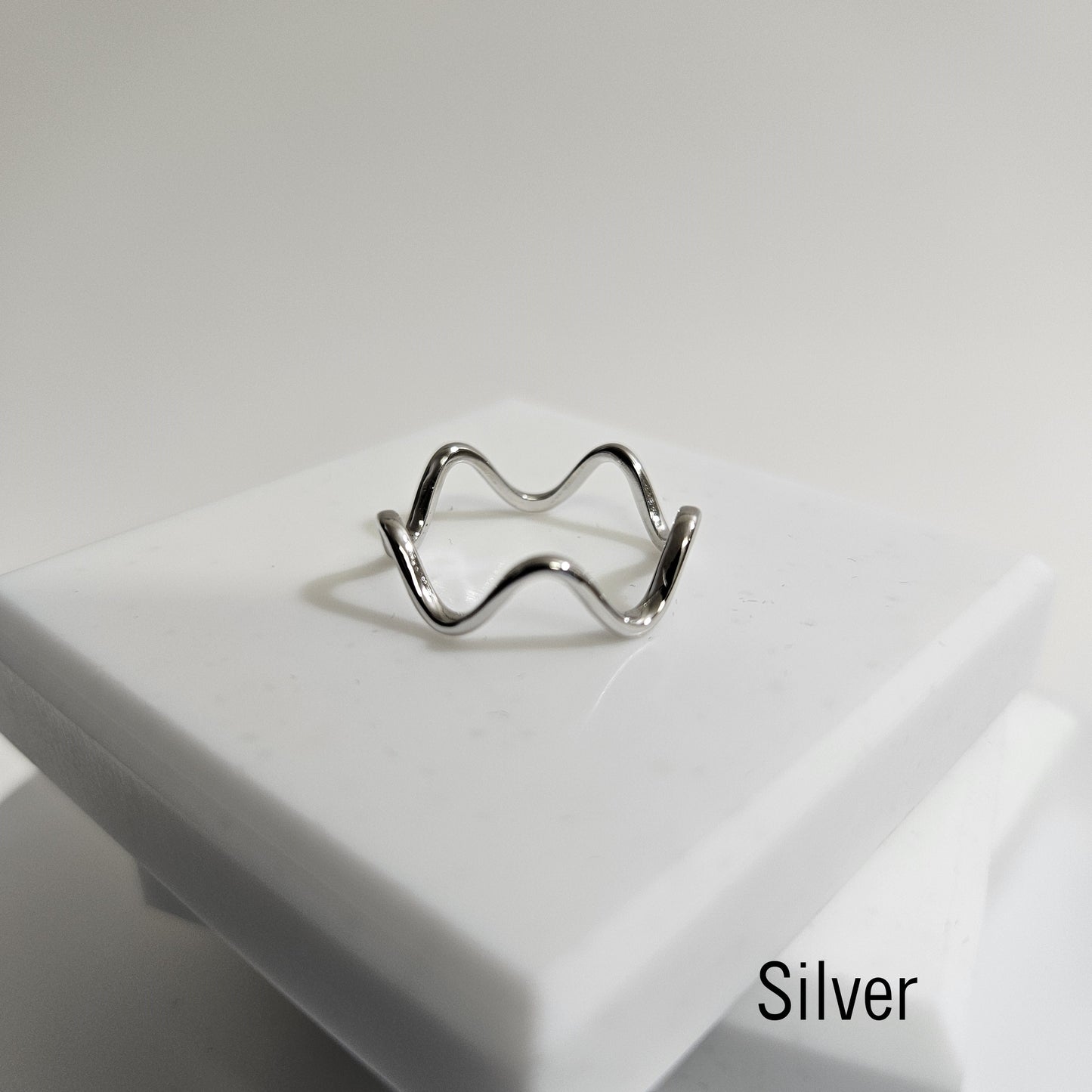 Sterling silver Wavy ring