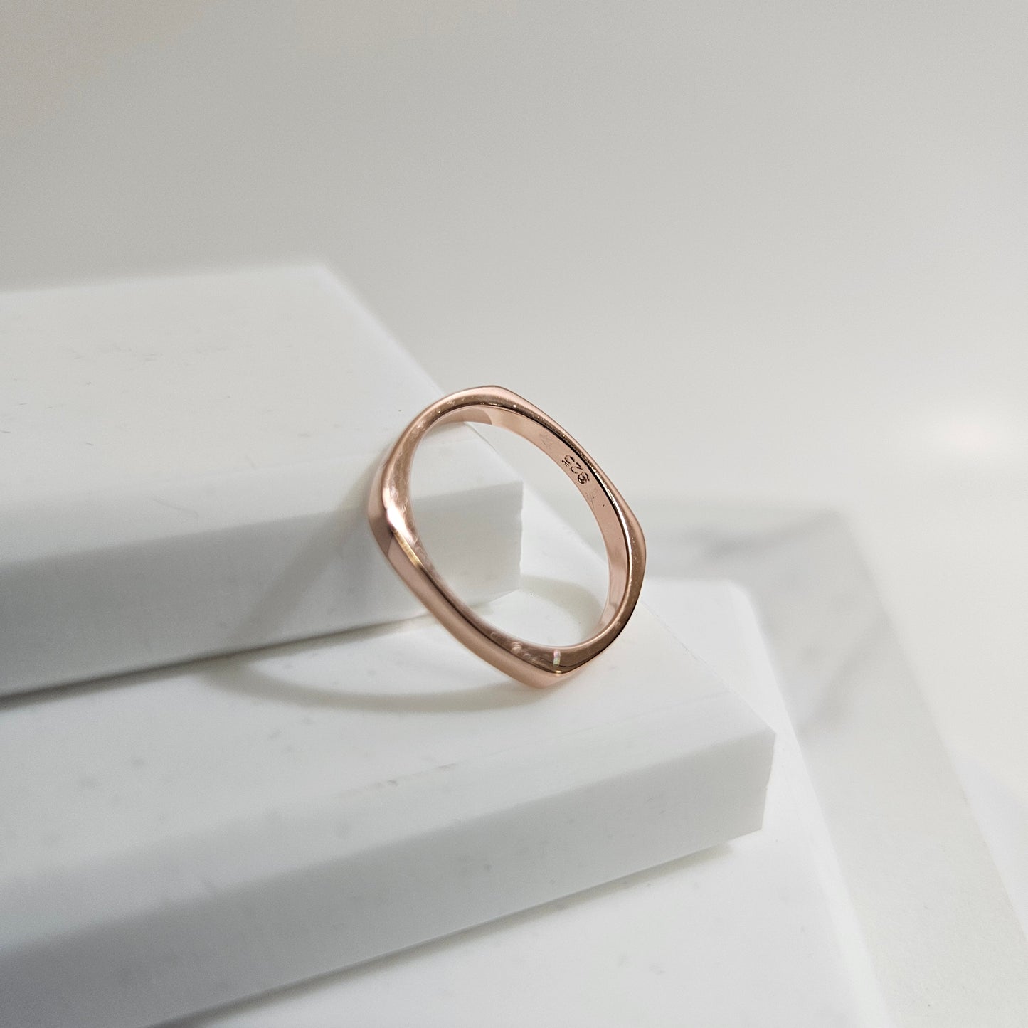 Simple Silver Square Band