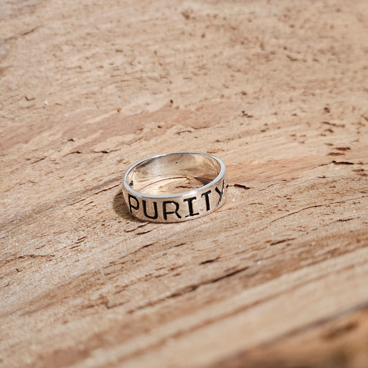 Purity 925 sterling silver ring