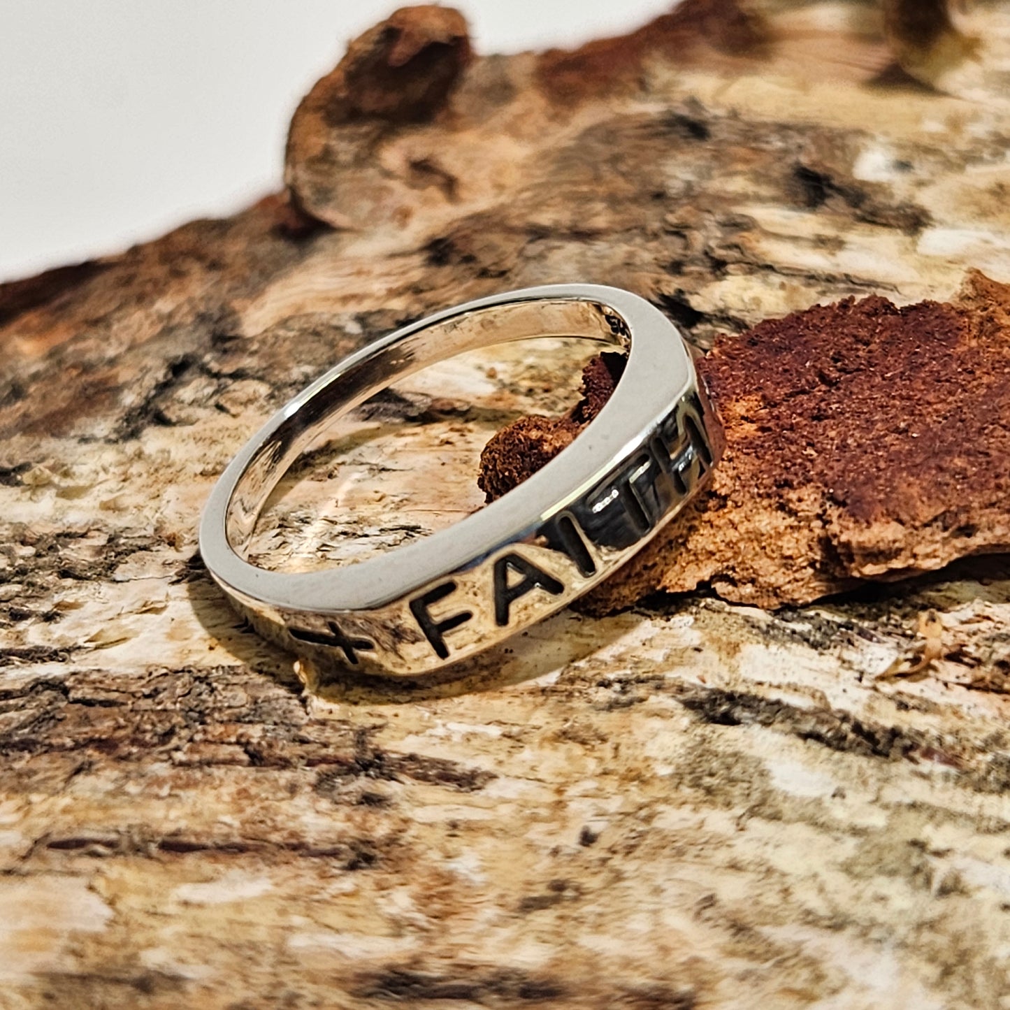 Faith Silver ring