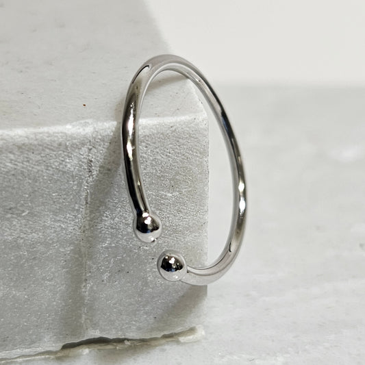 minimalist 925 sterling silver ring