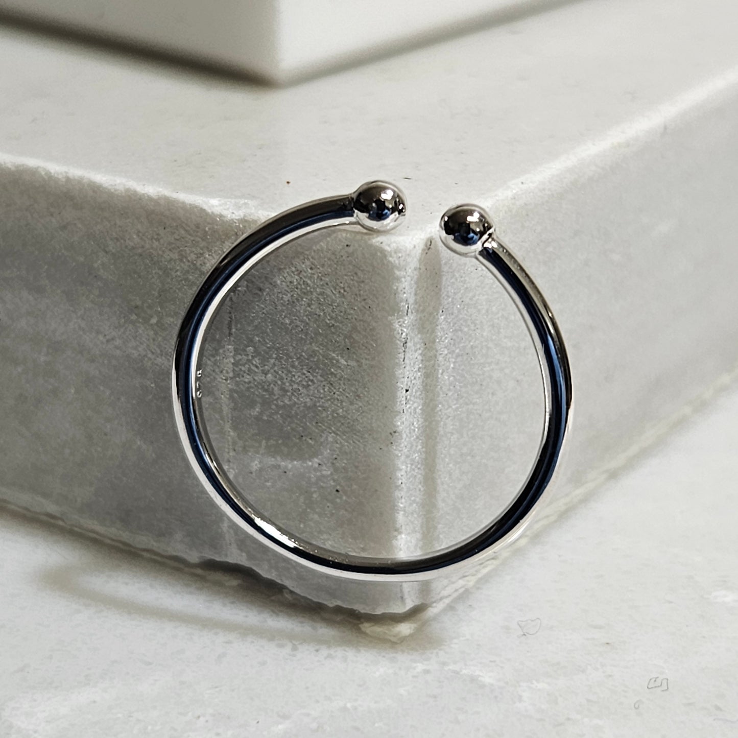 minimalist 925 sterling silver ring