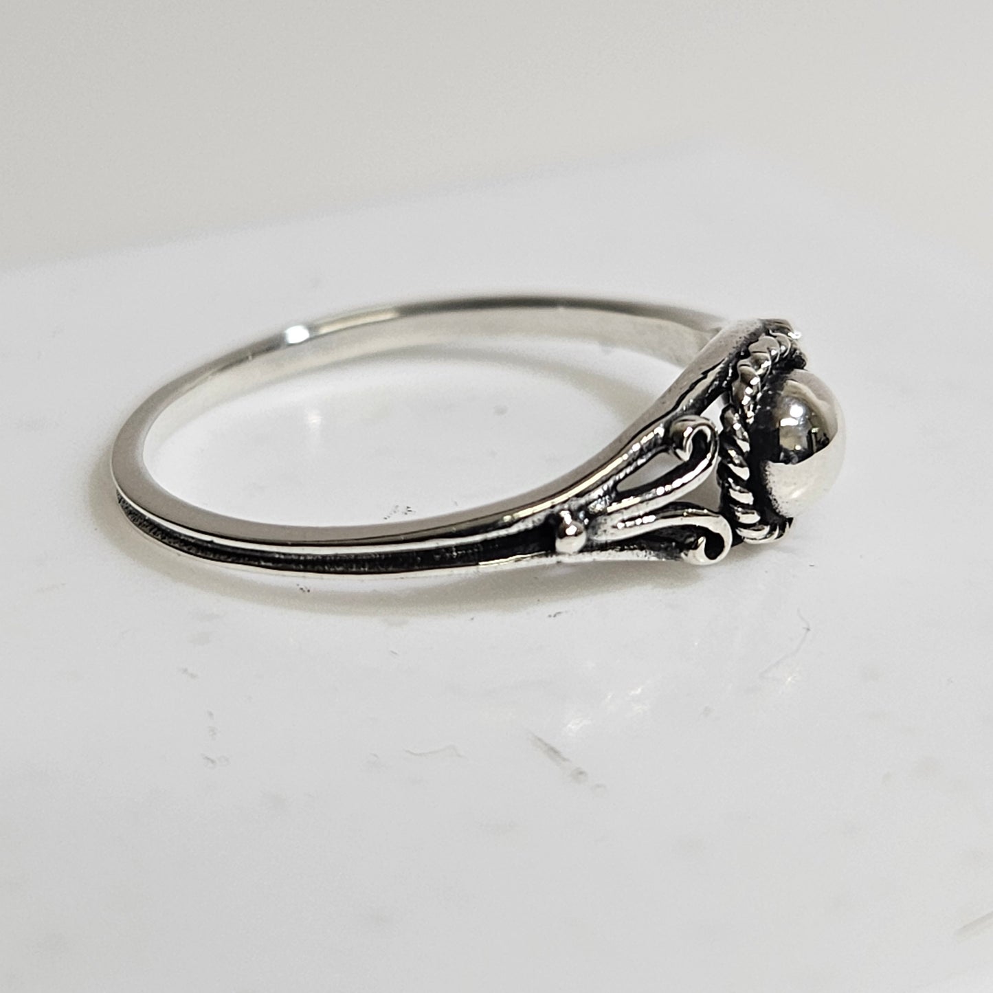 Mini bali style ring