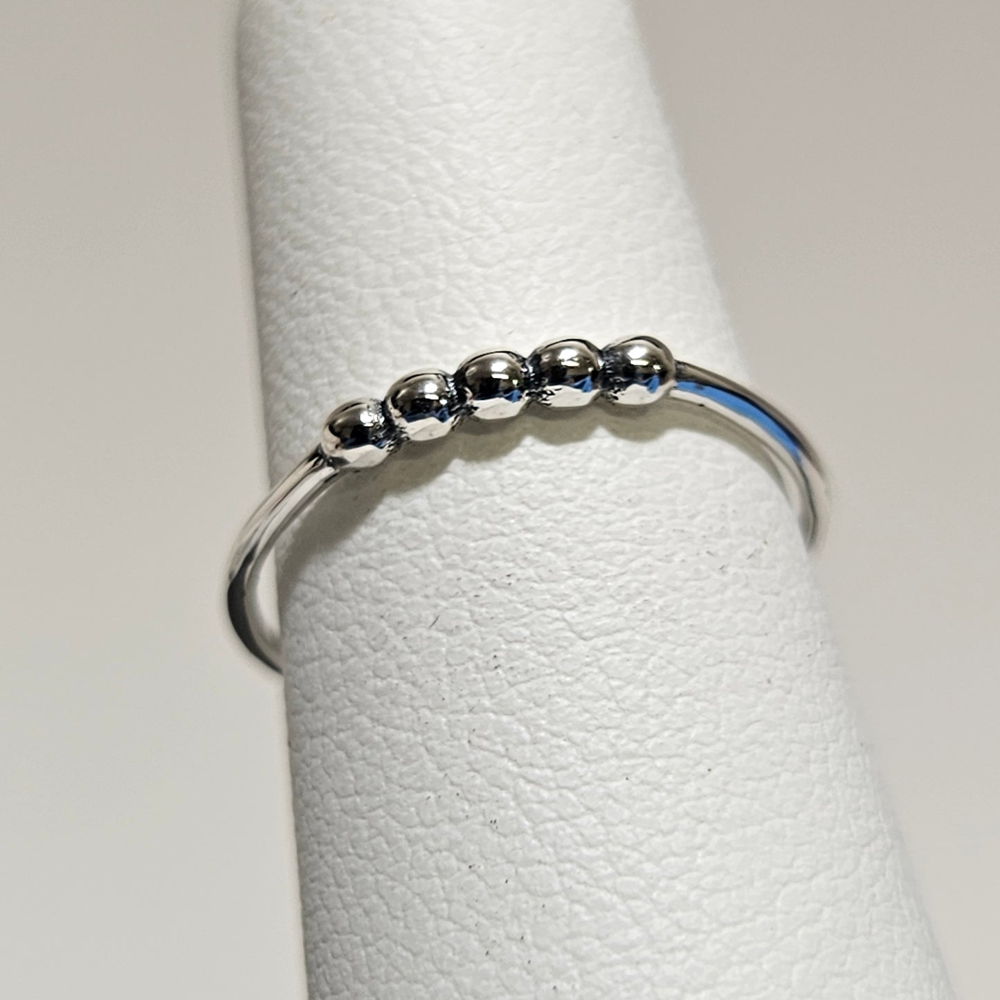 Five Dot silver ring