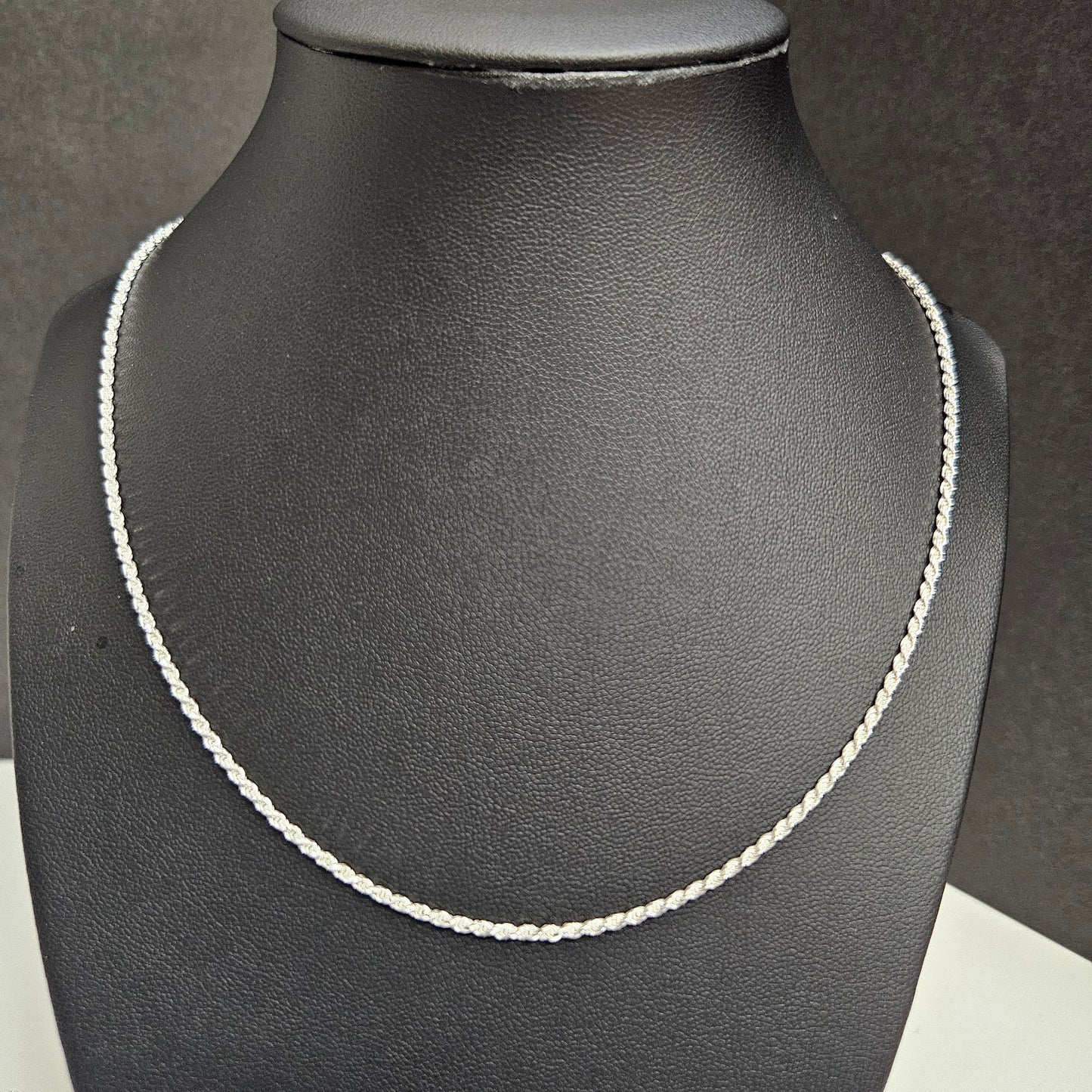 925 ITALY Sterling silver chain Rope