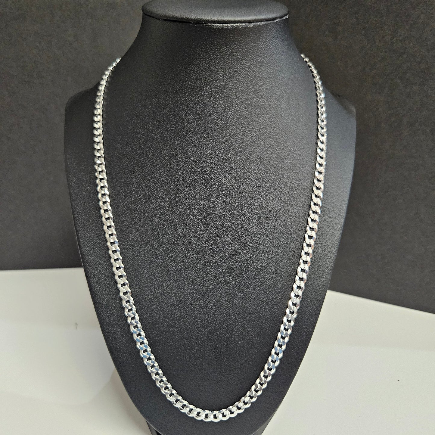 925 ITALY Sterling silver chain Round link