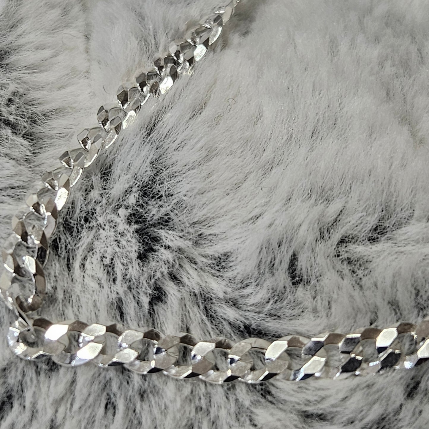 925 ITALY Sterling silver chain Round link