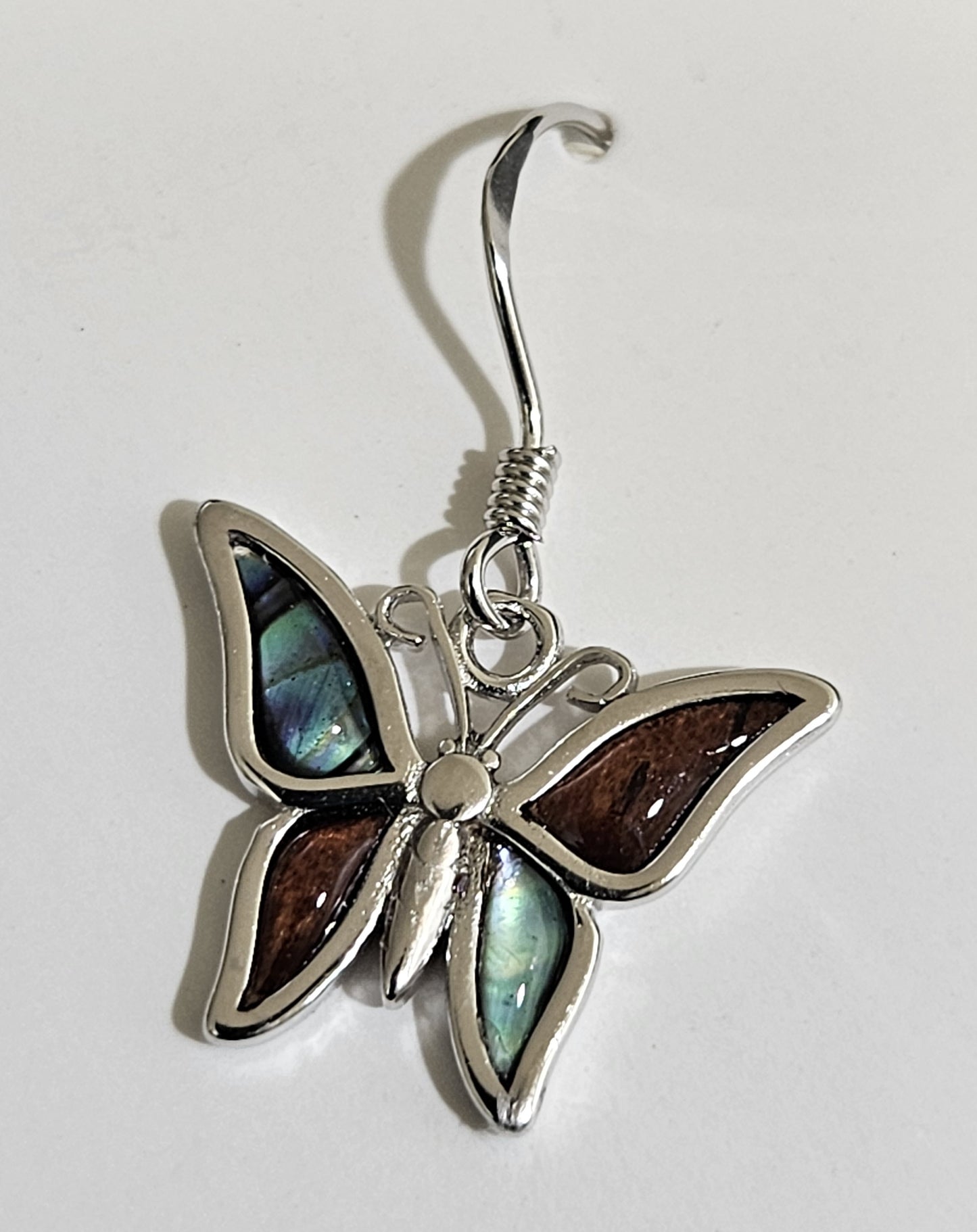 Abalone Koa wood butterfly