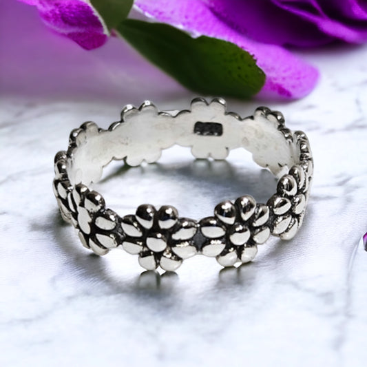 Plumeria hawaiian style with 925 sterling silver