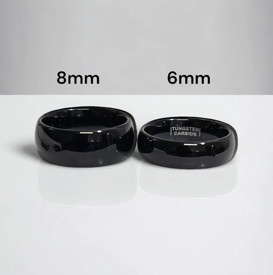 Couple rings/ Wedding band Tungsten carbide Ring 8mm/6mm