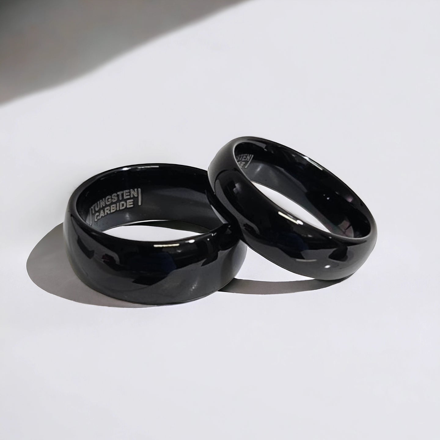 Couple rings/ Wedding band Tungsten carbide Ring 8mm/6mm