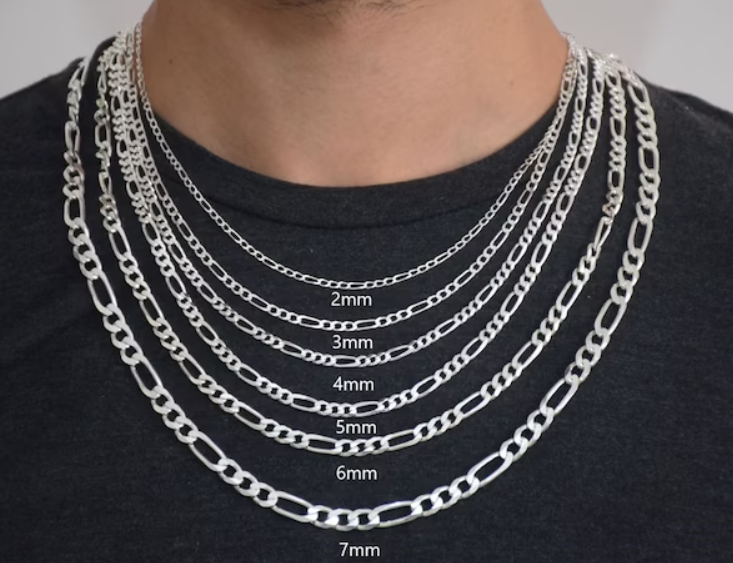 925 ITALI Snake Skin silver chain 3MM